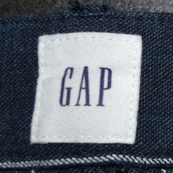 Gap Size 0 Blue and Gray Striped Pants - Picture 4 of 4
